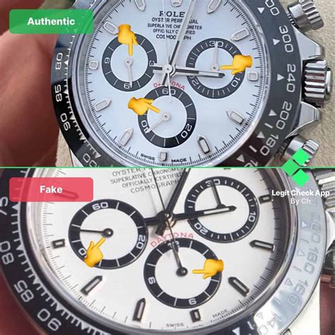 how to spot a fake daytona rolex watch|rolex daytona identification.